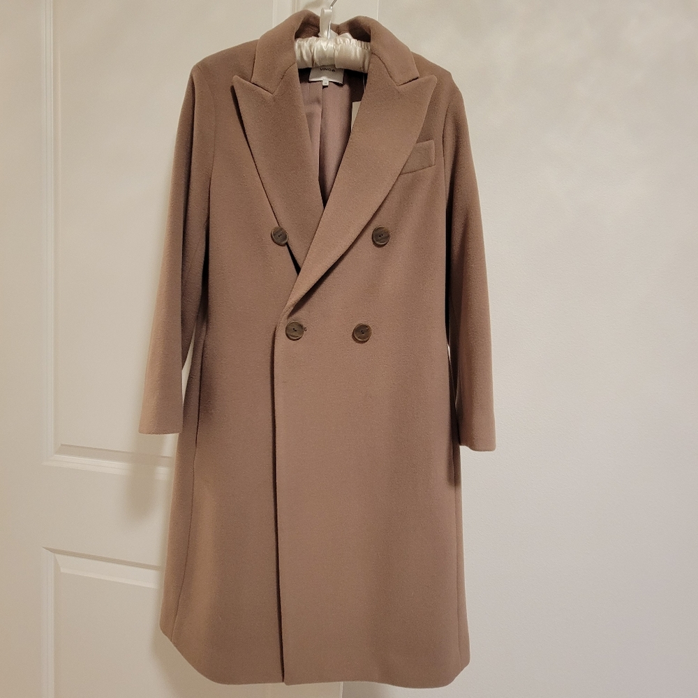 New) VINCE Luxe Wool Car Coat in Mauve. Oversize. XS v773691371 - Picture 14 of 16